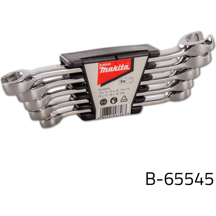 Makita B-65545 5pcs Flare Nut Wrench Set - KHM Megatools Corp. Makita B-65545 5pcs Flare Nut Wrench Set - KHM Megatools Corp.